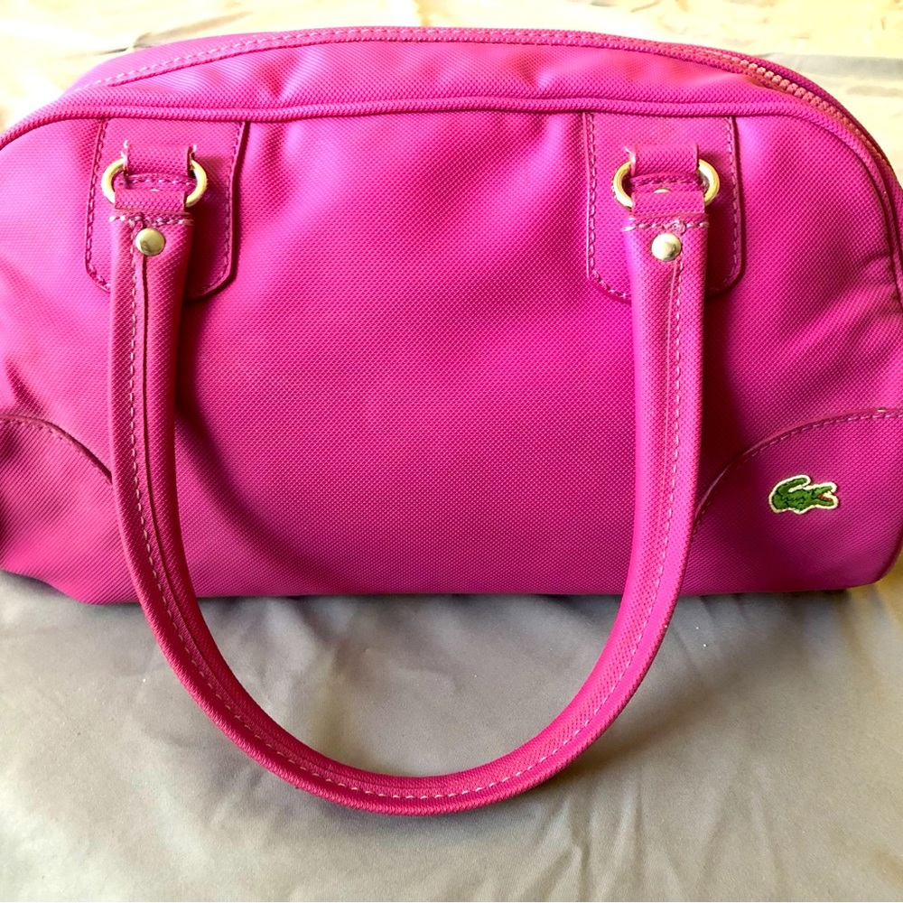 👛 Lacoste Bowling Handbag Pink